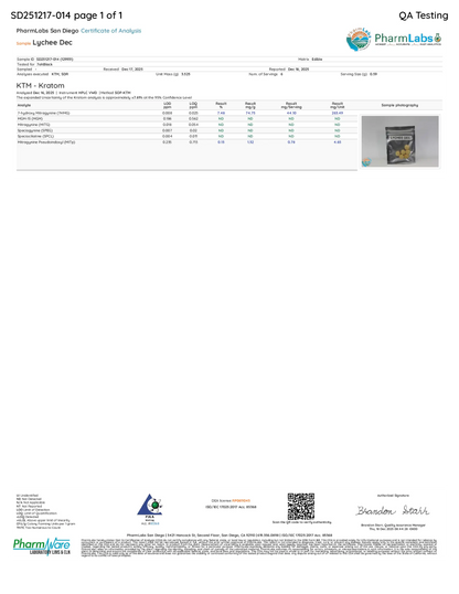 Lychee | 44.88mg Per Tablet BLACK